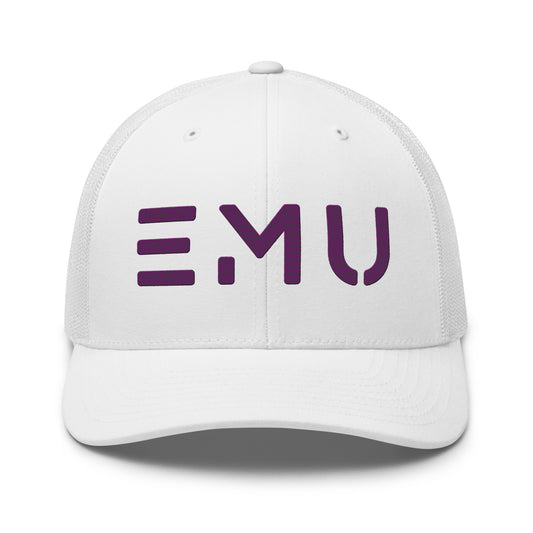 EMU Embroidered Trucker Hat