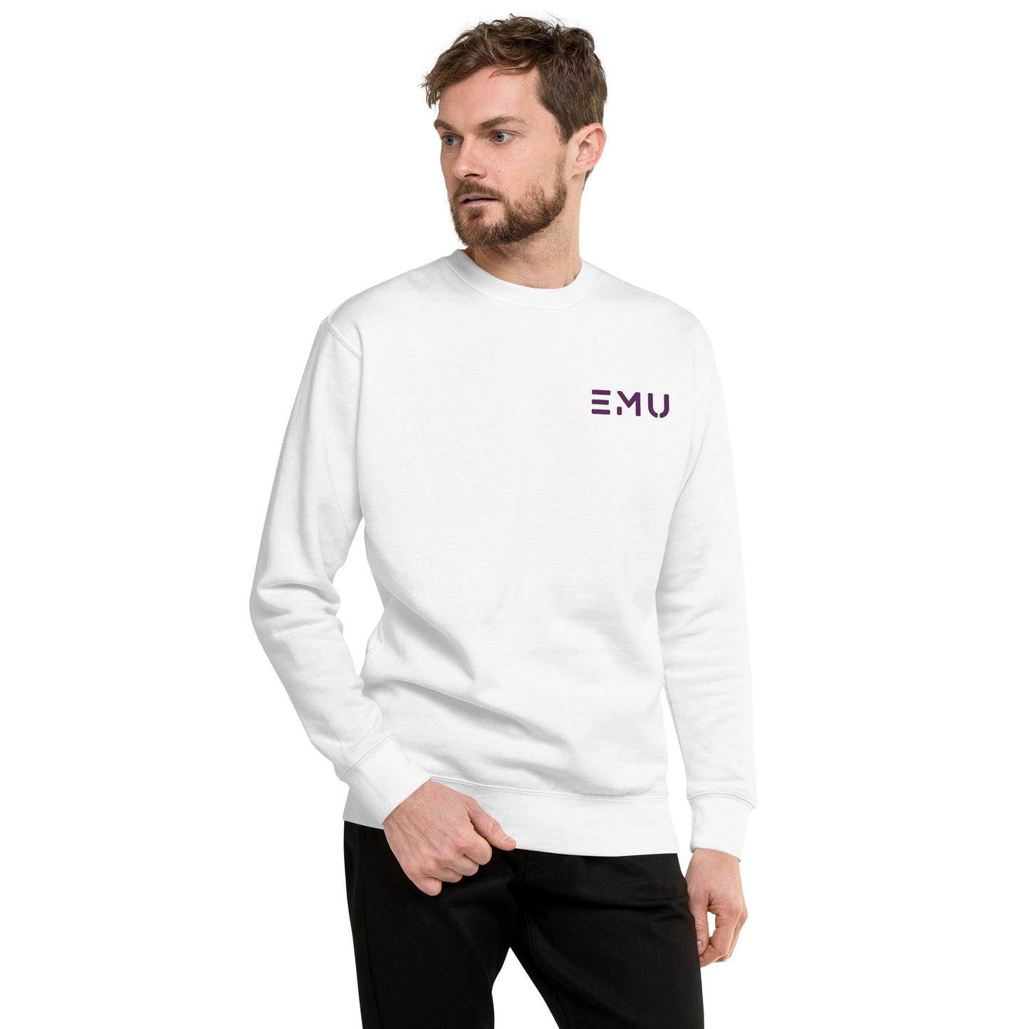 EMU Embroidered Crew Sweatshirt (Unisex)